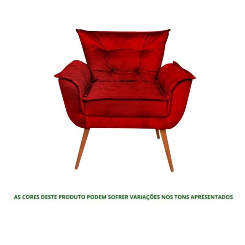 Poltrona Casteli Masterflex Vermelho