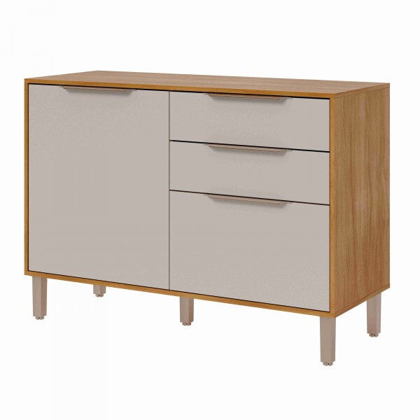 Balcão Cozinha Divina 2gavs 2 Ptas C/tampo 120cm MGM Off White/Cinamomo Balcão Cozinha Divina 2gavs 2 Ptas C/tampo 120cm MGM Off White/Cinamomo