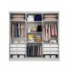 Guarda-Roupa Casal 6 Portas 6 Gavetas New Vértice Branco Novo Horizonte