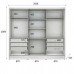 Guarda-Roupa Casal 6 Portas 6 Gavetas New Vértice Branco Novo Horizonte