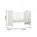 Berço Eloa Mini Cama Branco - Carolina Baby