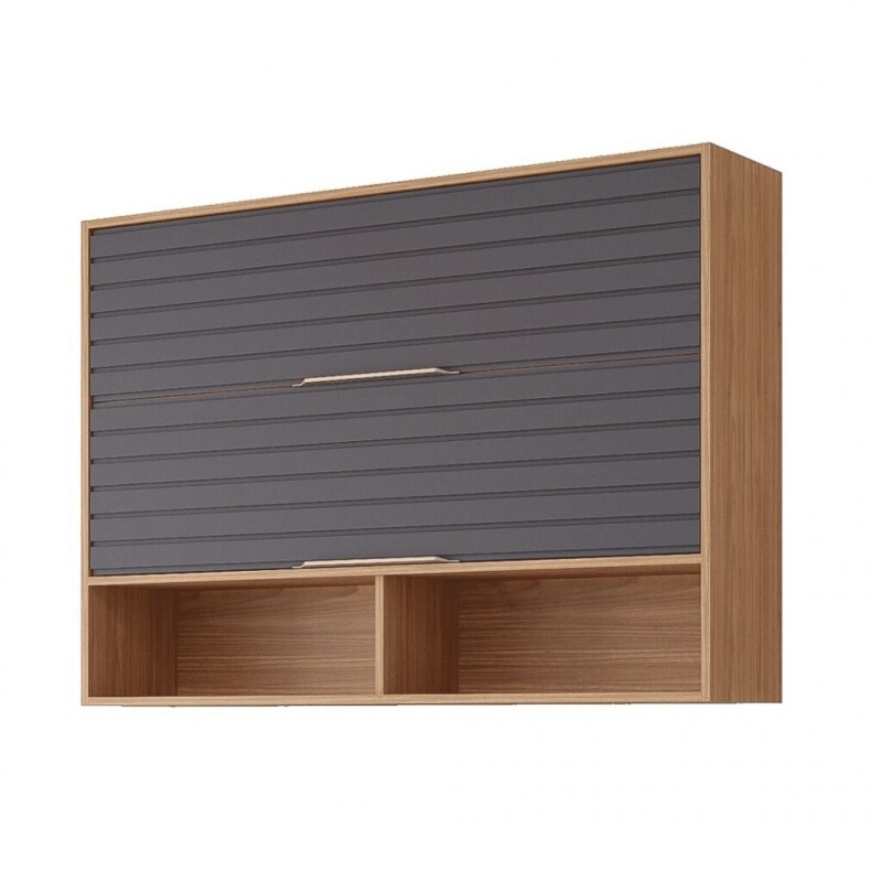 Armario Aereo Esplendida 120cm MGM Freijo/  Titanium