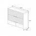 Armario Aereo Esplendida 120cm MGM Freijo/  Titanium