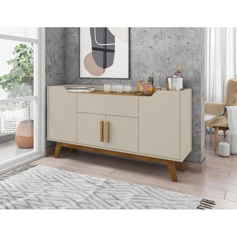 Aparador Buffet Future Off White Cinamomo - Móveis Bechara