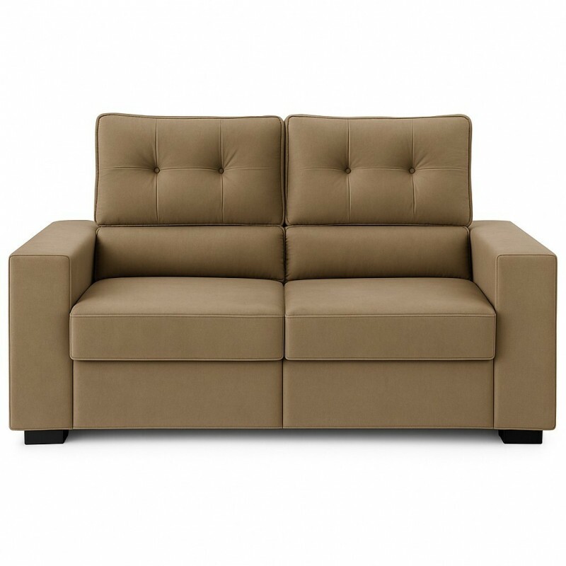 Sofá Retrátil e Reclinável 3 lugares Niteroi 1.80m Capuccino - Nordeste Flex Sofá Retrátil e Reclinável 3 lugares Niteroi 1.80m Capuccino - Nordeste Flex