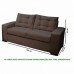 Conjunto de Sofá 2x3 Lugares Torun Marrom Masterflex