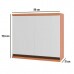 Cozinha Modulada Macadamia Freijó/Branco- 5 peças