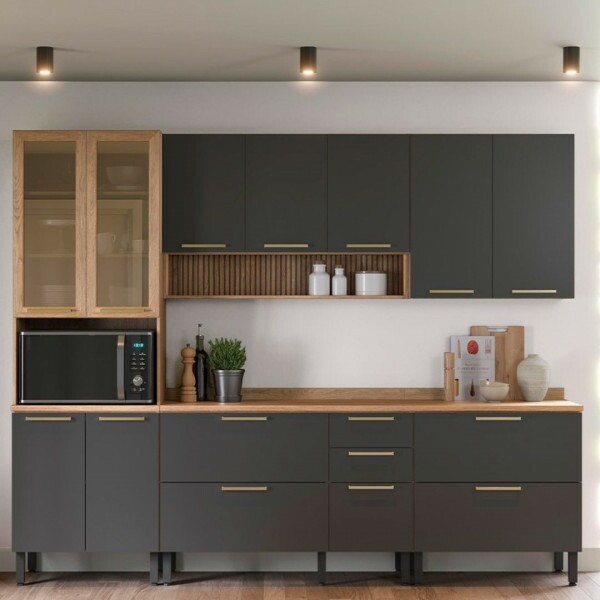 Cozinha Modulada 5 Peças Thela Avelã Telasul